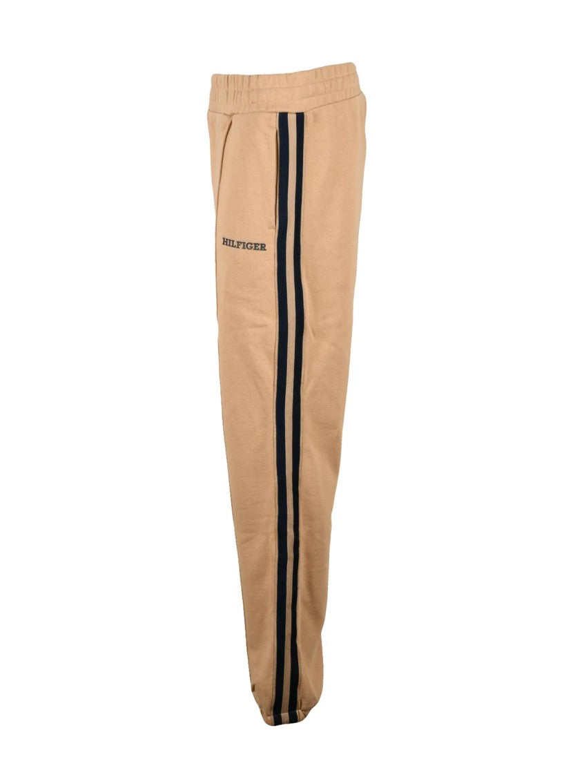 Tommy Hilfiger Relaxed Fit Tracksuit Bottoms With Contrast Stripe And Elastic Waistband