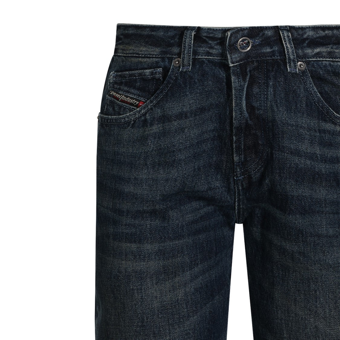 Diesel Dark Indigo Straight-Leg Jeans