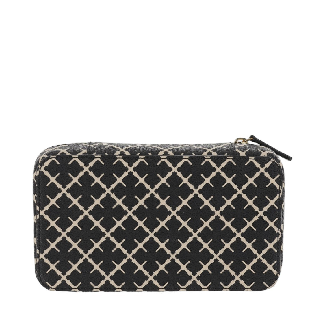 By Malene Birger Black/White Flower Print Jewelry Pouch