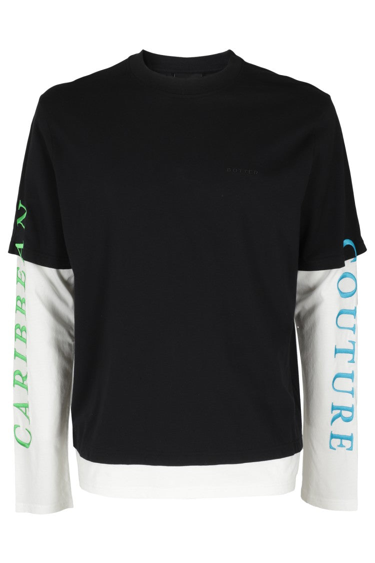 Botter Layered Contrast Print Sweatshirt