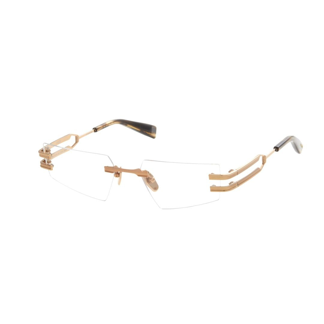 Balmain Fixe Geometric Rimless Sunglasses