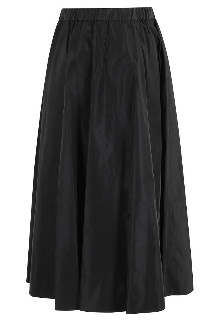 Aspesi Flared Midi Skirt With Elasticized Waistband