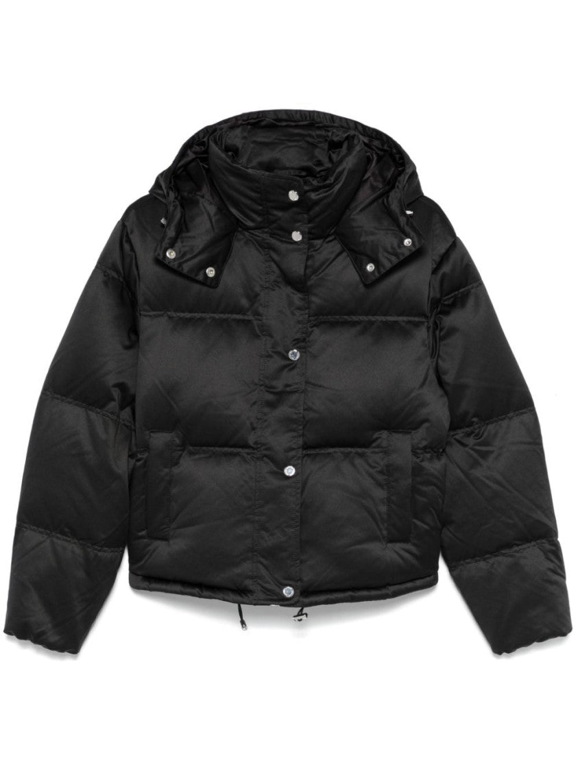 Lauren Ralph Lauren Cropped Insulated Puffer Coat With High Collar And Adjustable Hem