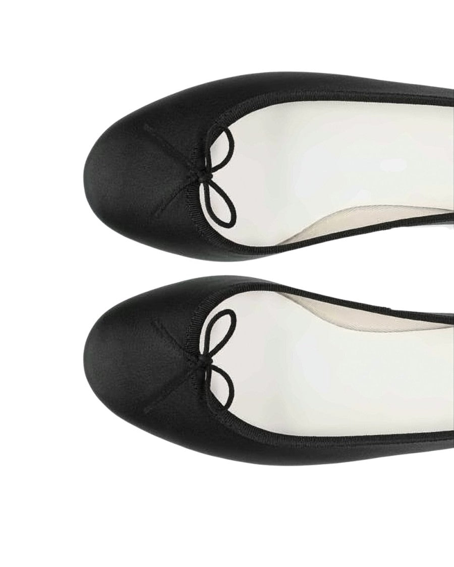 Repetto Leather Ballet Flats With Rounded Toe