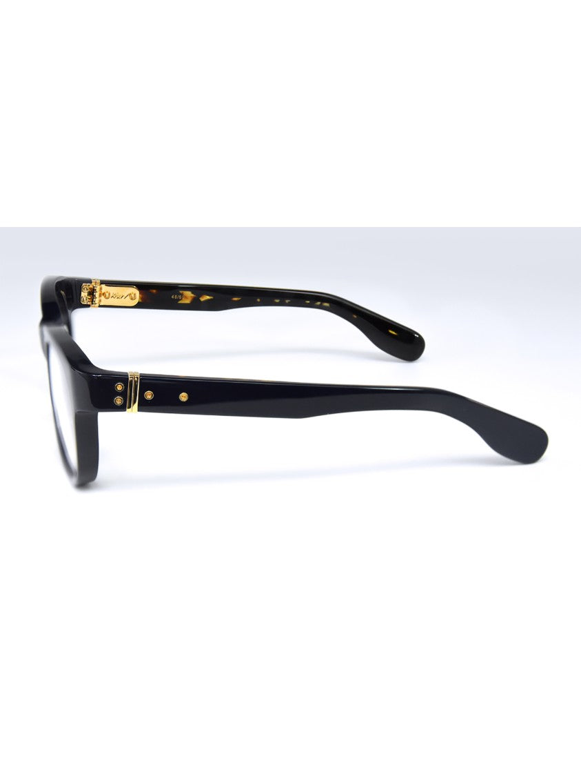 Kiurv Rectangular Blue Optical Frames With Elegant Temple Detailing