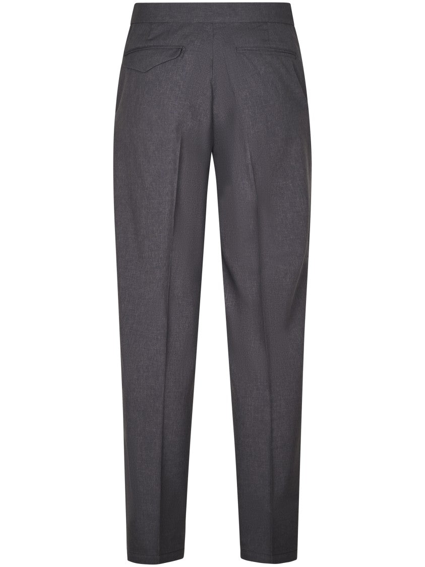 Cellar Door Tailored Trousers With Tapered Leg And Front Pleats