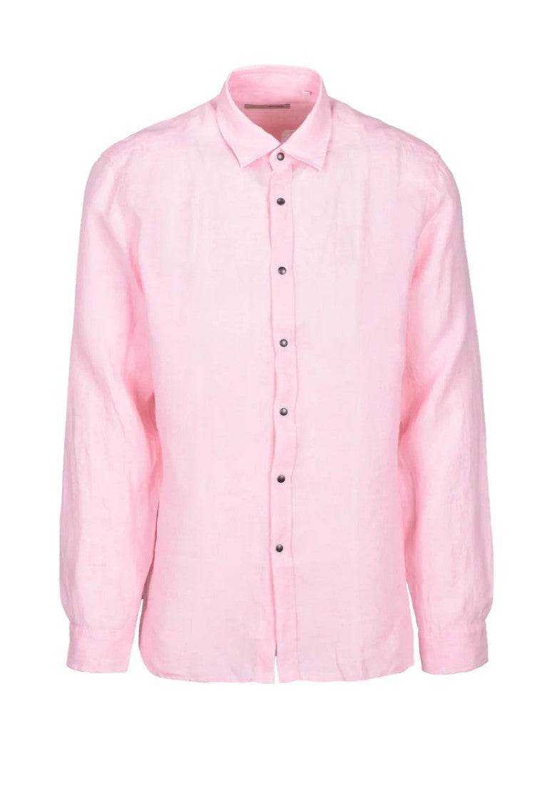 Baturo Pink Linen Shirt