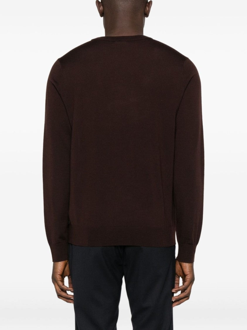Paul Smith Classic Brown Crew Neck Sweater
