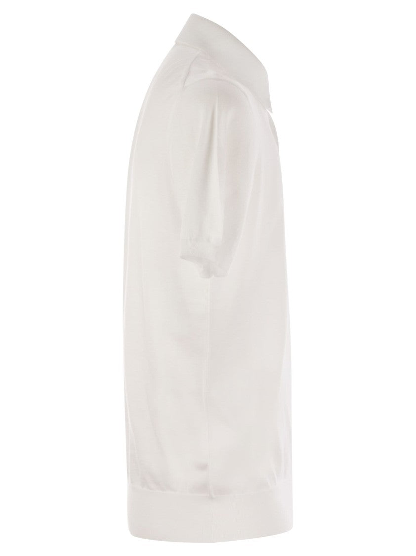 Kiton Short-Sleeved Polo Shirt In Cotton