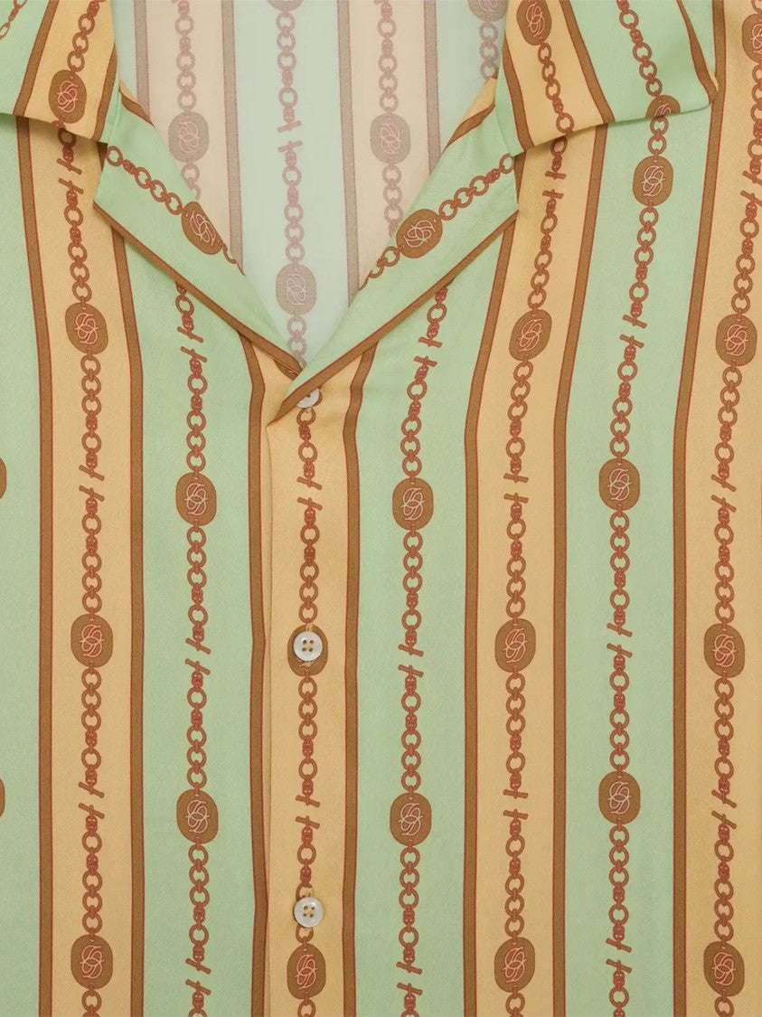 Drôle De Monsieur Relaxed Fit Striped Shirt