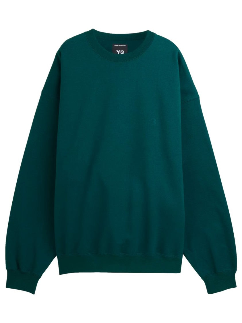 Y-3 Neutrals Relaxed Fit Chest Logo Sweatshirt