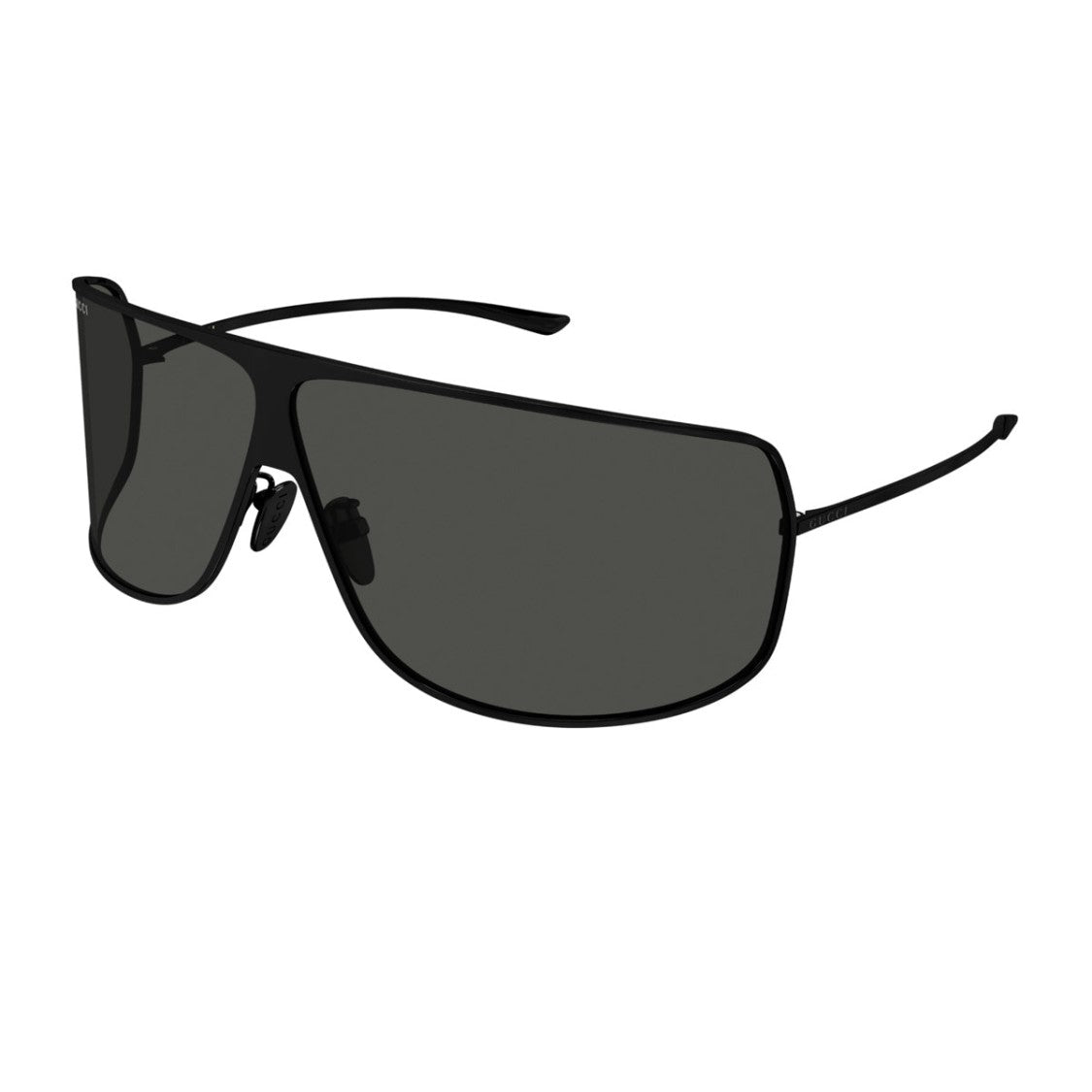 Gucci Black Gg2276s Linea Institutional Logo Metal Sunglasses