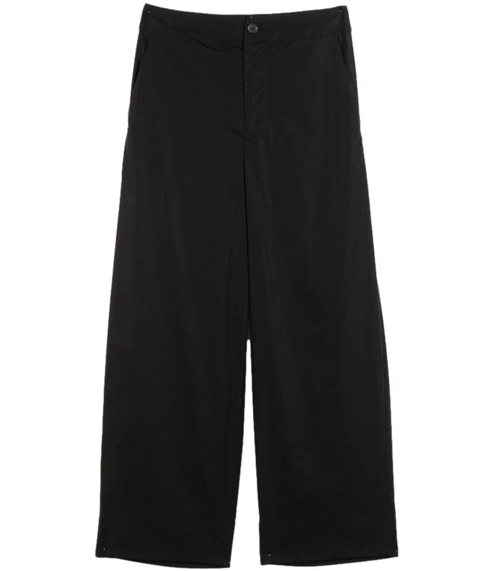 Twin-Set Wide-Leg Pants With Elasticated Back Waistband