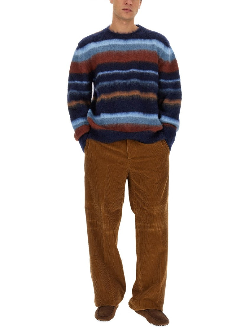 Etro Striped Wool Jersey With Relaxed Fit