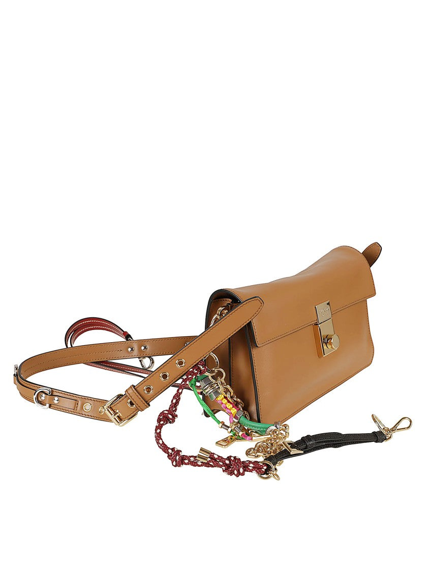 Prada Compact Crossbody Bag With Gold-Tone Hardware