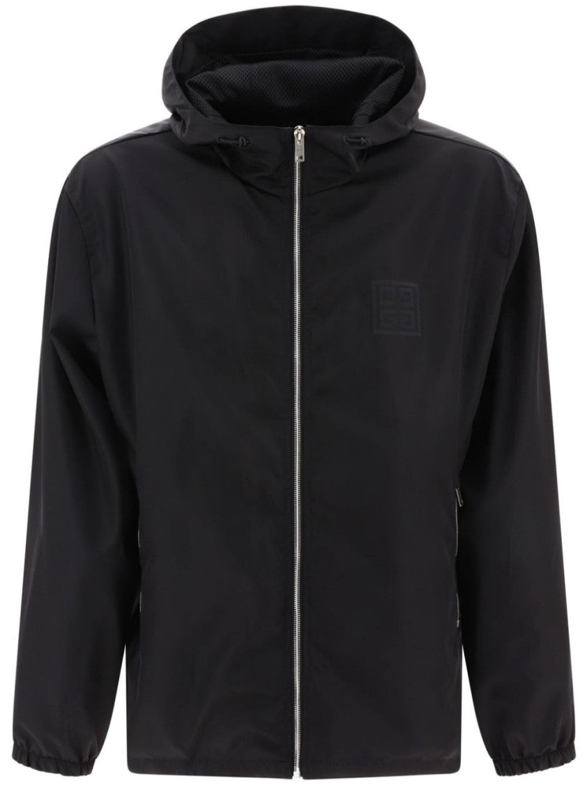 Givenchy Signature 4G Motif Black Hooded Jacket