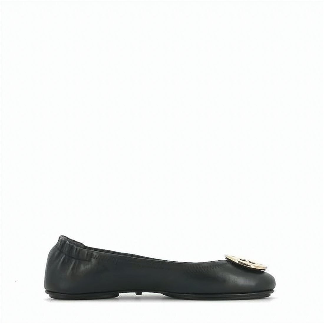 Tory Burch Black Lamb Leather Ballet Flats