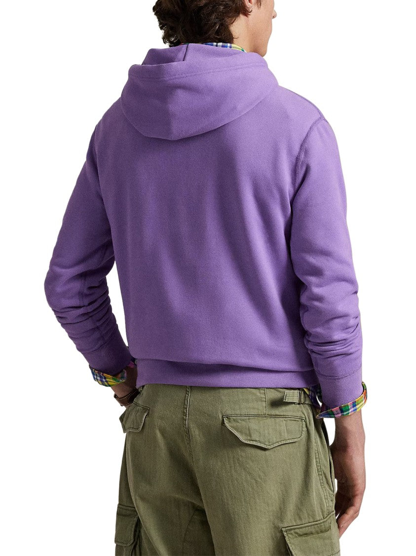 Polo Ralph Lauren Long Sleeve Knit Hoodie With Kangaroo Pocket And Adjustable Drawstring