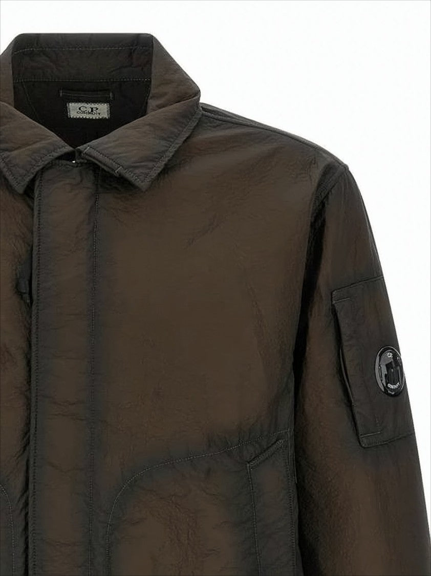 C.P. Company Cropped Polyamide Jacket With Classic Collar