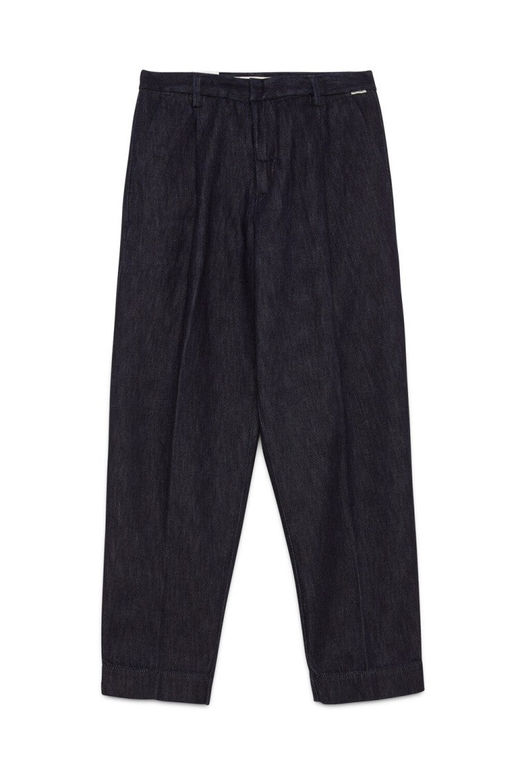 Roy Rogers Blue Wide-Fit Denim Regular Chino Pants