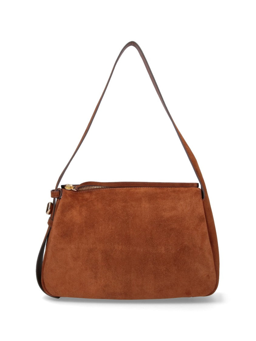 Tory Burch "Romy" Shoulder Bag – Brown