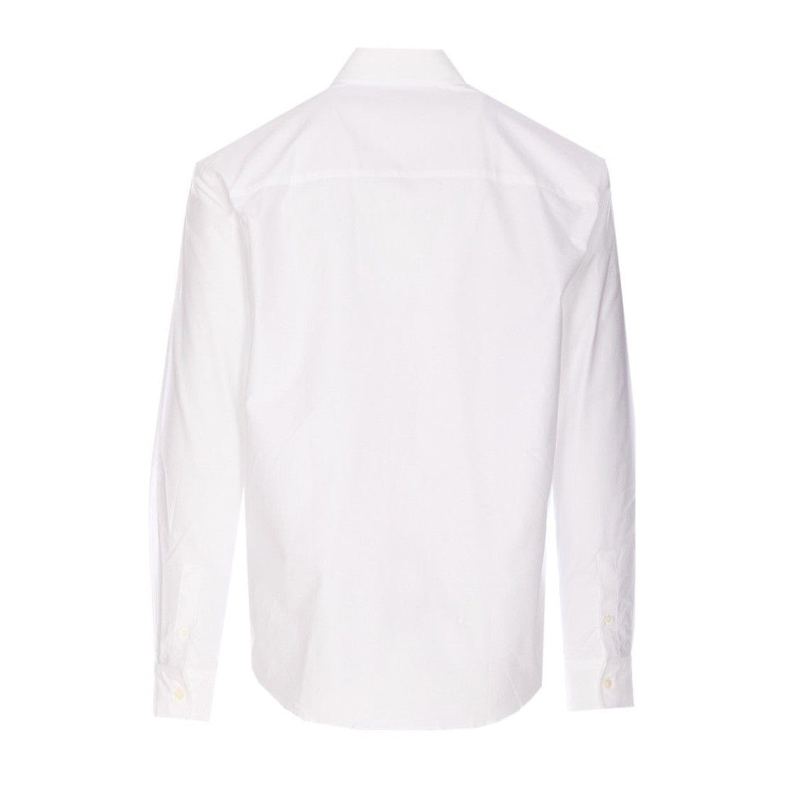 Maison Kitsuné Fox Head Embroidery Casual Shirt
