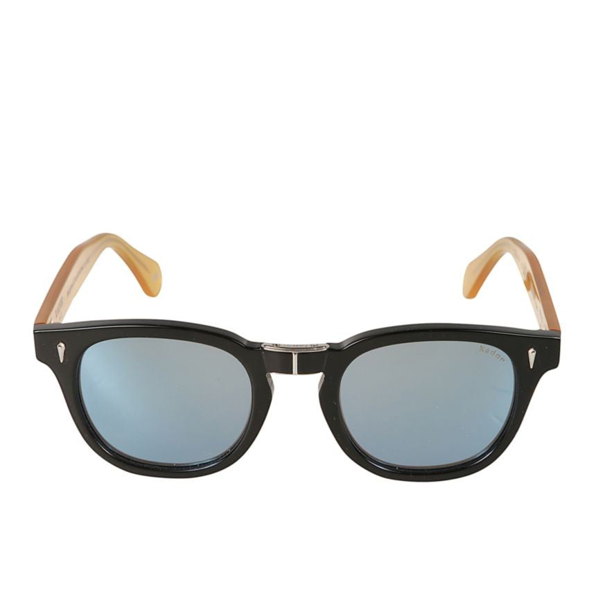 Kador Translucent Amber Woody Flag Sunglasses