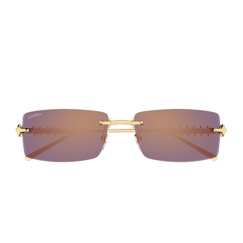 Cartier Ct0604s Clash De Rectangular Rimless Sunglasses