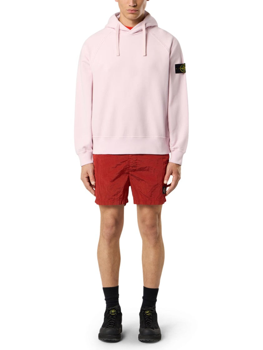 Stone Island Deep Anthracite Knit Sweater With Classic Crew Neckline