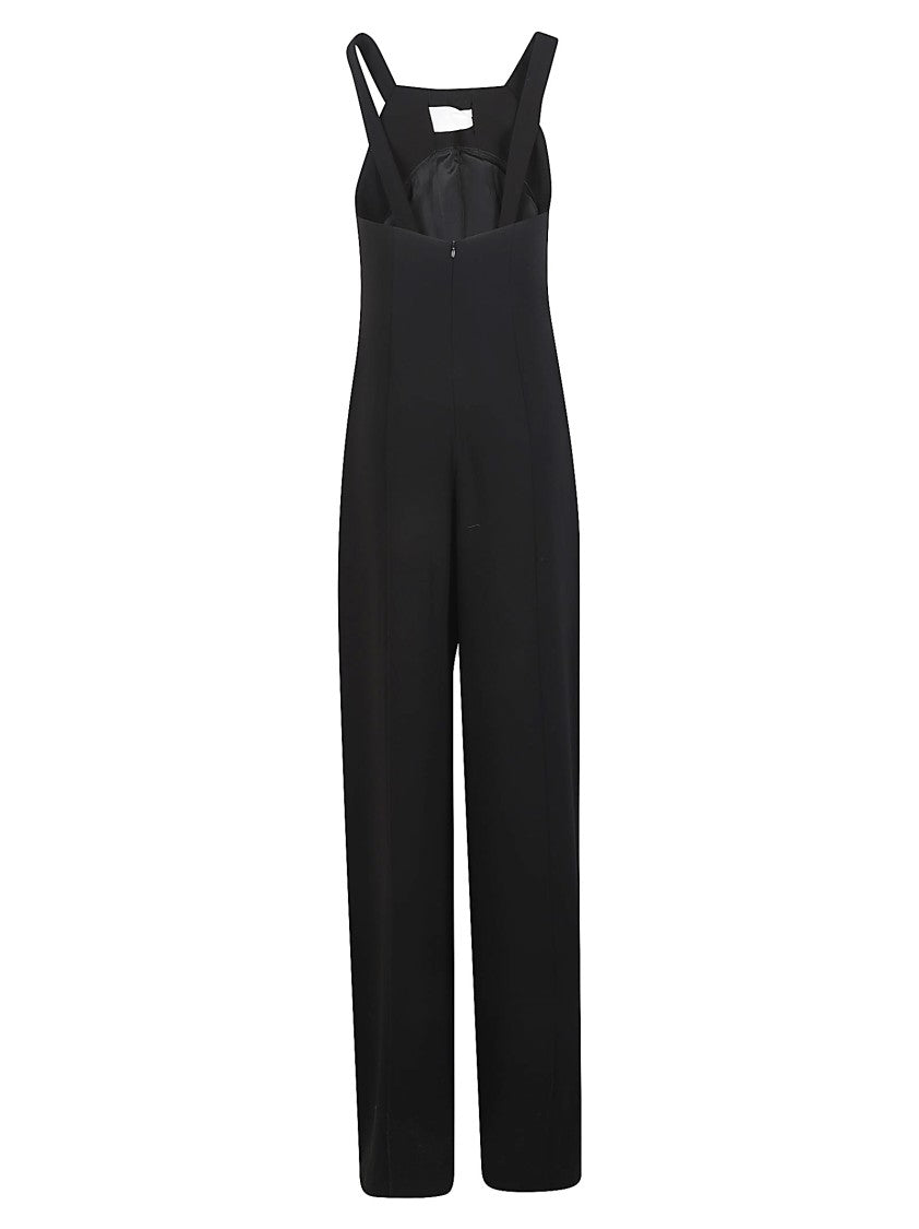Max Mara Estro Wide Strap Black Jumpsuit
