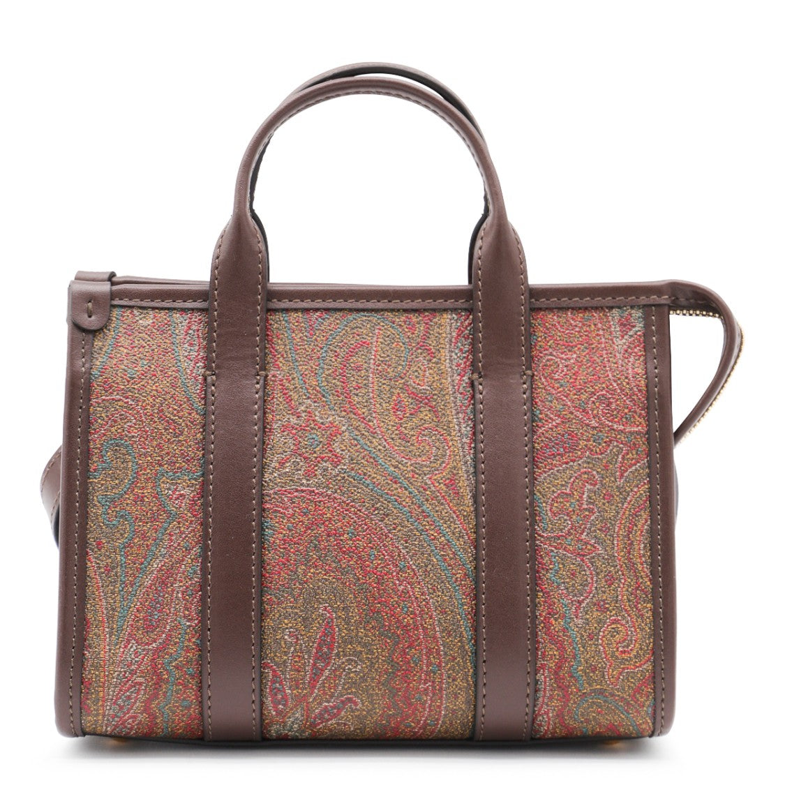Etro Mini Arnica Top Handle Bag With Paisley Pattern