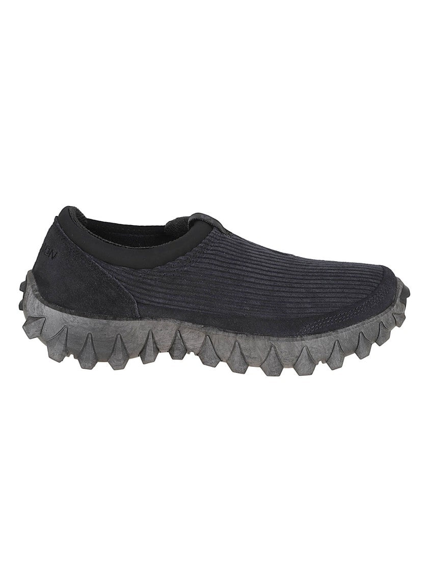 Salomon Corduroy Slip-On Sneakers With Rugged Outsole