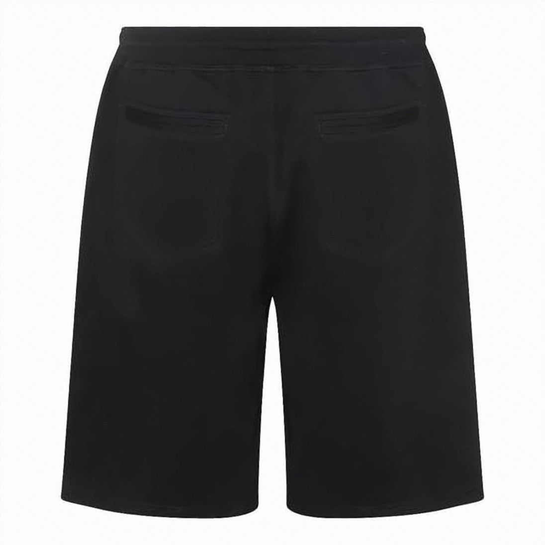 Brunello Cucinelli Minimalist Black Shorts With Drawstring Waistband