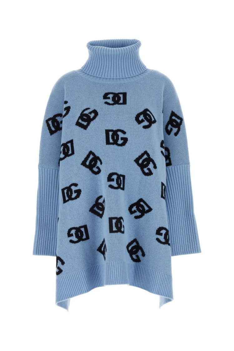 Dolce & Gabbana Embroidered Wool Poncho
