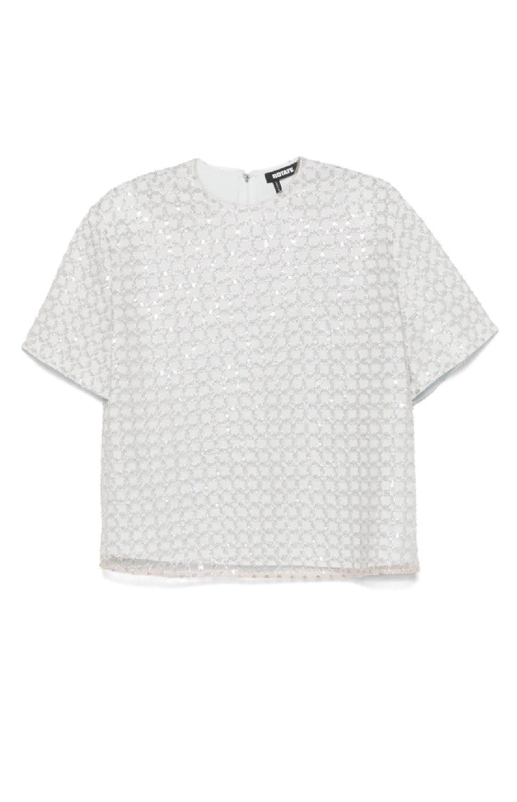 Rotate Beaded Oversized Top