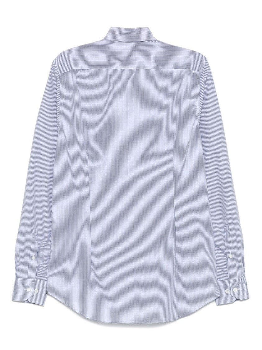 Corneliani Classic Button-Down Blue Corneliani Shirt