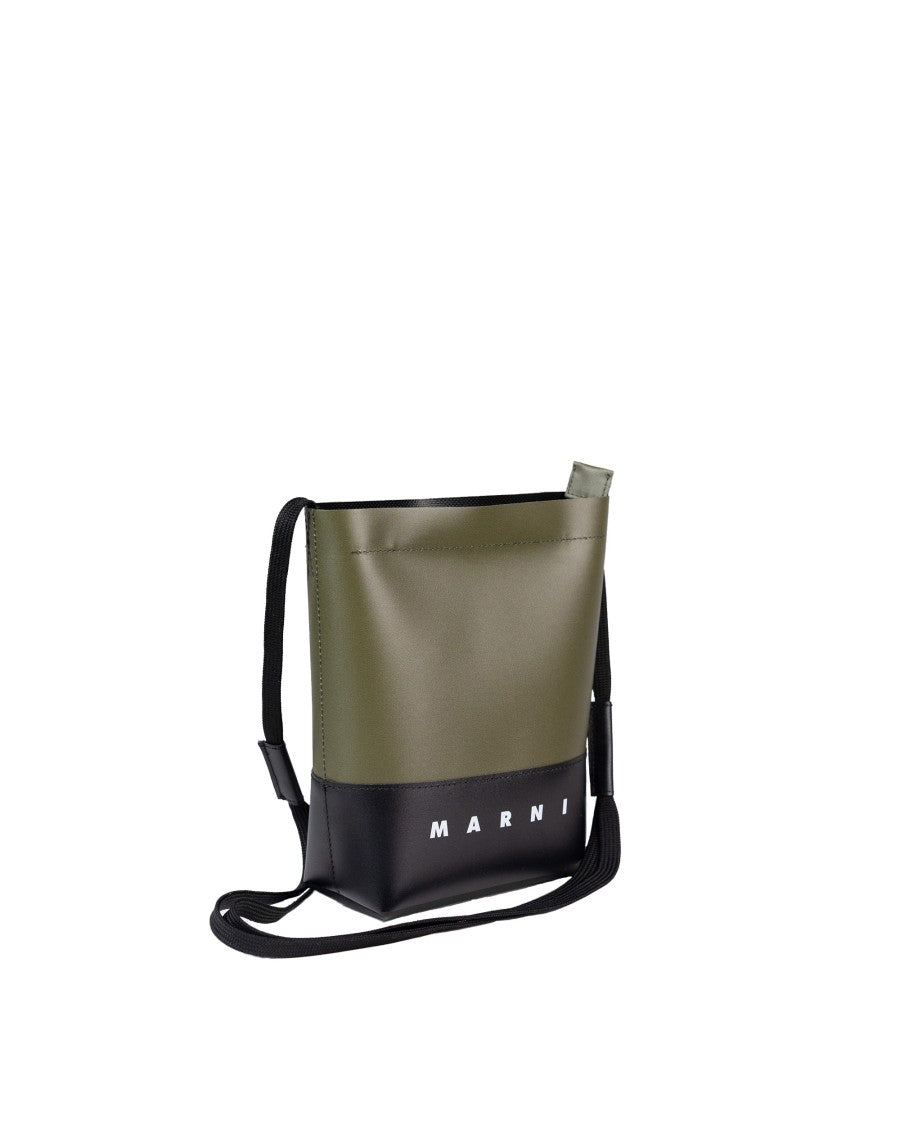 Marni Colorblock Logo Shoulder Bag