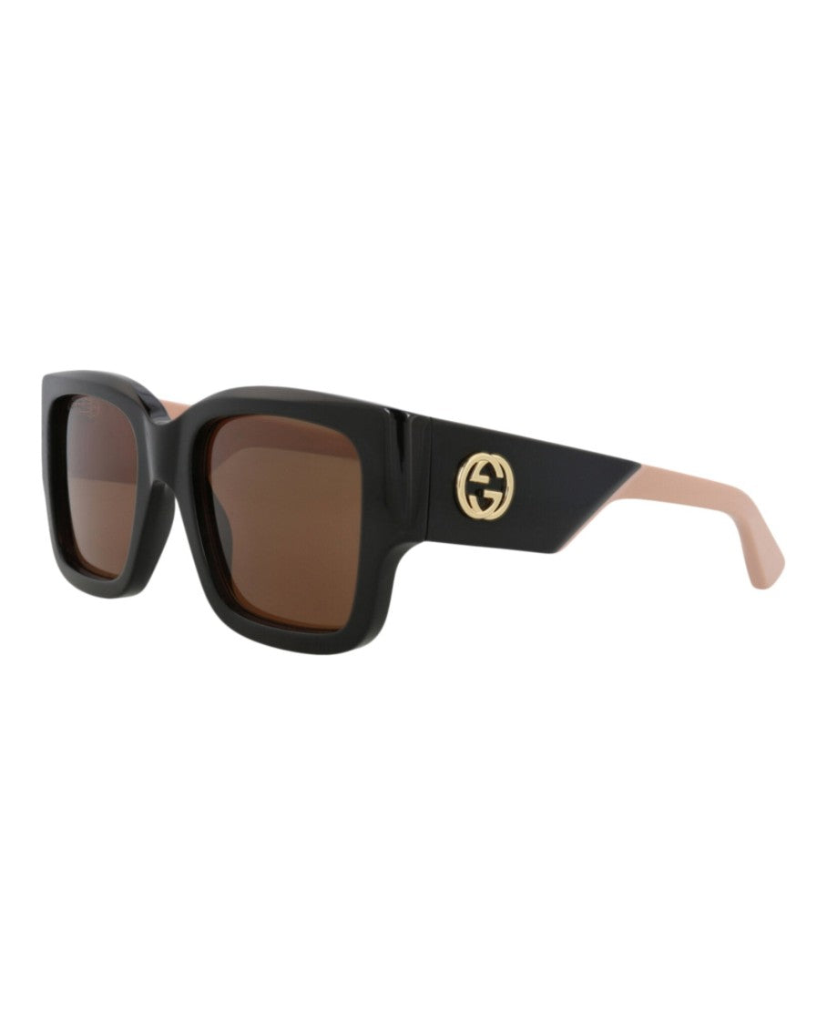 Gucci Square-Frame Recycled Acetate Sunglasses