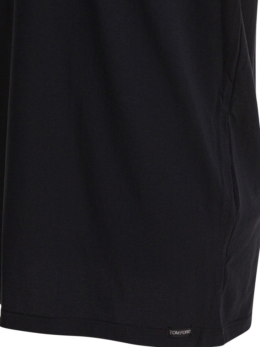 Tom Ford Crew-Neck T-Shirt With Subtle Logo And Design