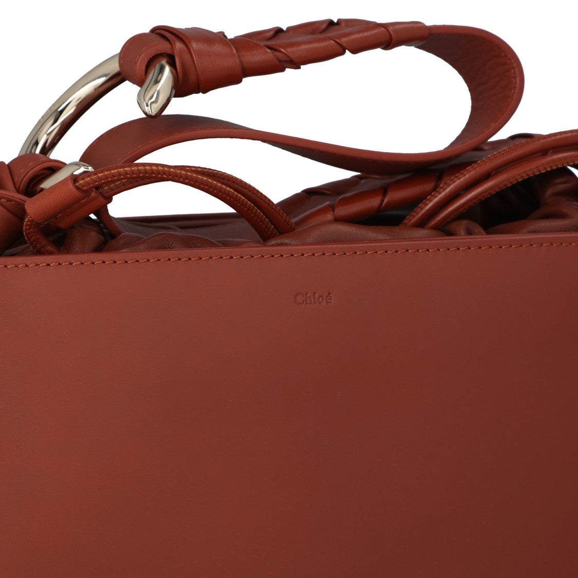 Chloé Mate Multi-Gusset Shoulder Bag Brown