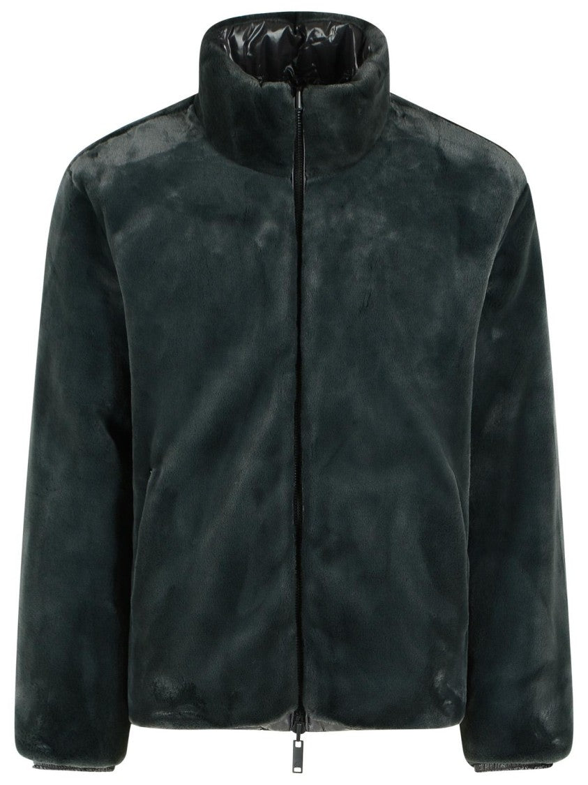 Moose Knuckles 'King' Reversible Grey Nylon And Polyester Down Jacket