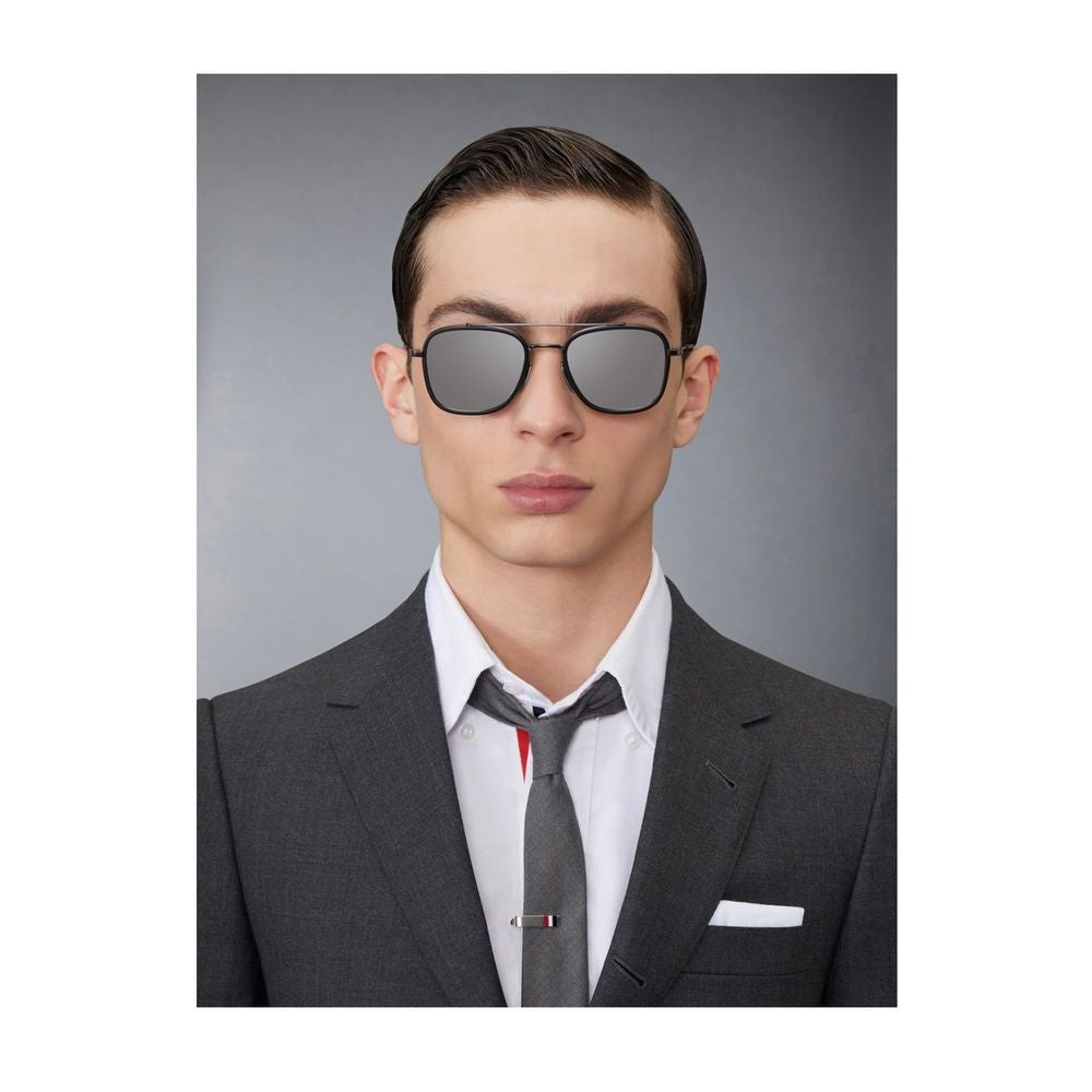 Thom Browne Ues800a- G0003 004-51/3N Matt Black Sunglasses / Unisex-Sunglasses