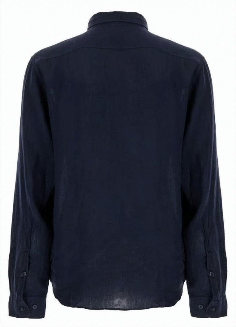C.P. Company Lightweight Linen Long-Sleeve Shirt With Classic Collar