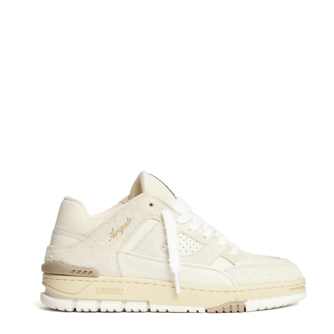 Axel Arigato Area Lo Fluffy Leather-Suede Sneakers