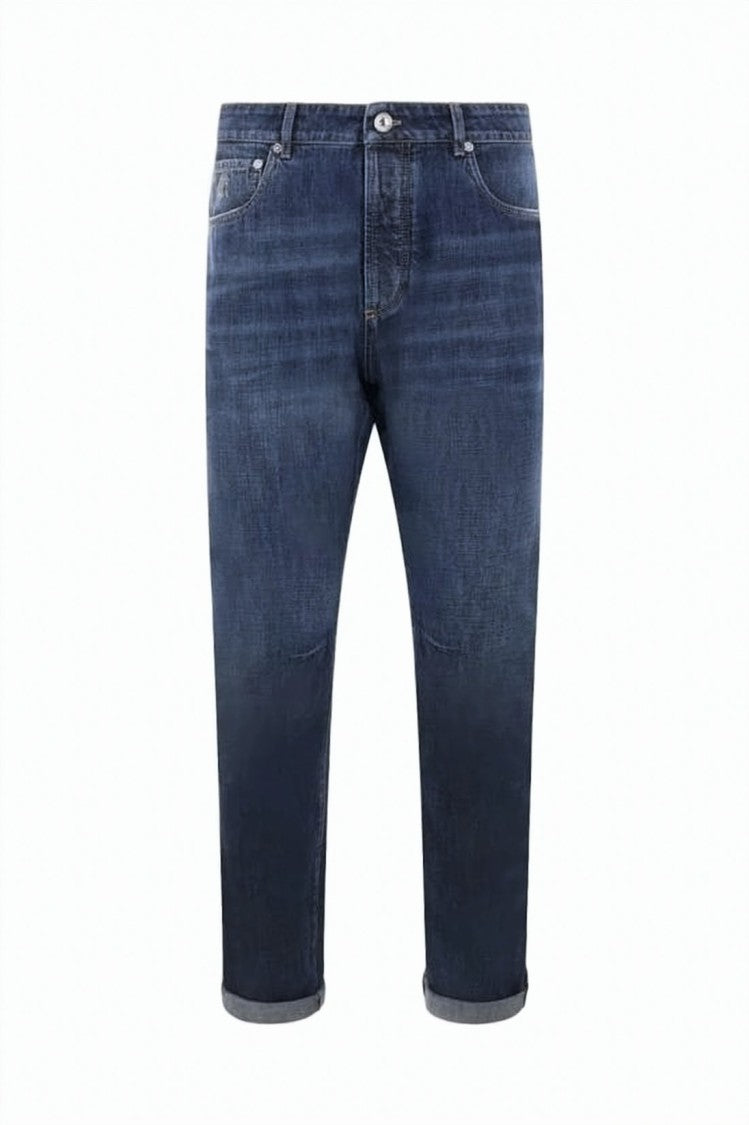 Brunello Cucinelli Denim Pants With Classic Five-Pocket Design