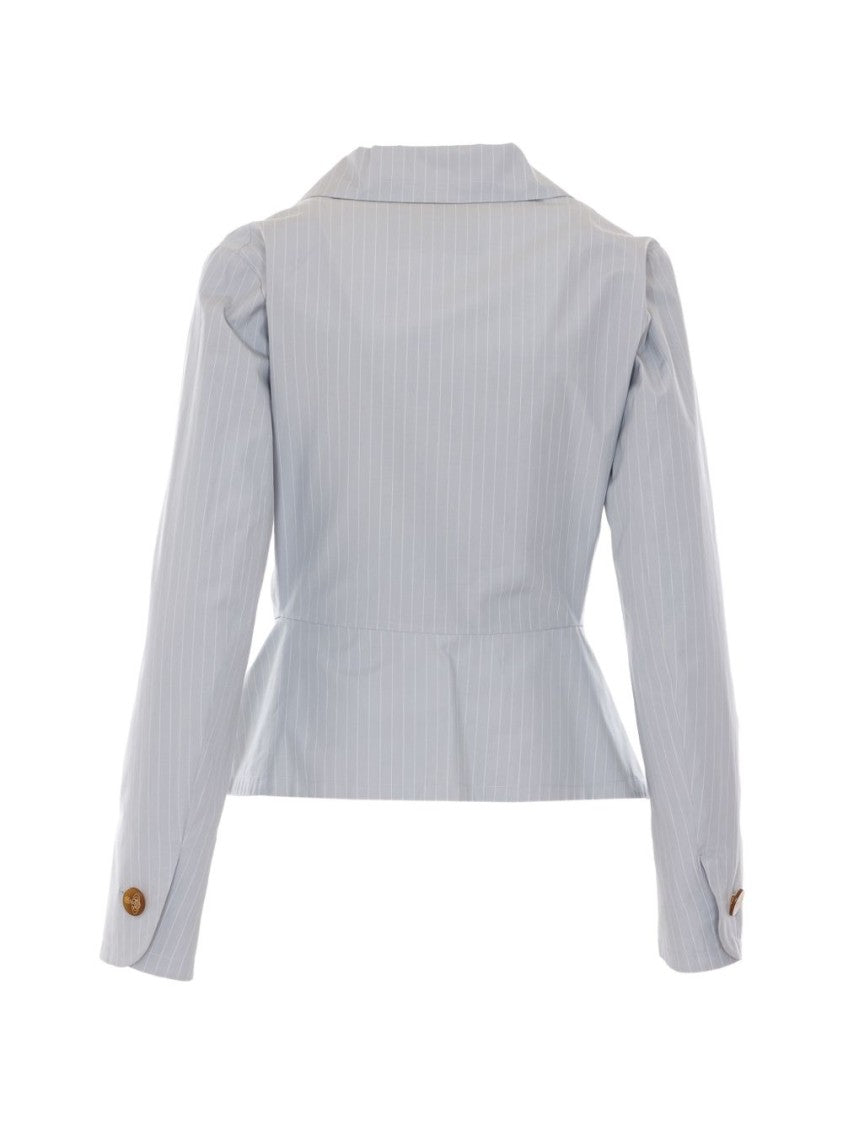 Vivienne Westwood Grey Classic Button Long Sleeve Jacket
