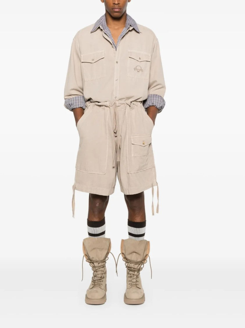 Moschino Straight-Leg Tailored Minimalist Design Shorts