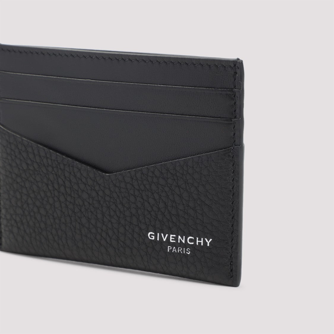Givenchy Textured Calf Leather Wallet With Embossed Logo