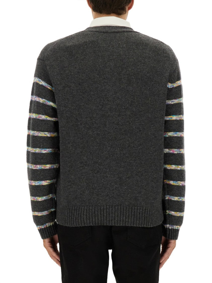 Ps Paul Smith Button Thru Ps Happy Cardigan