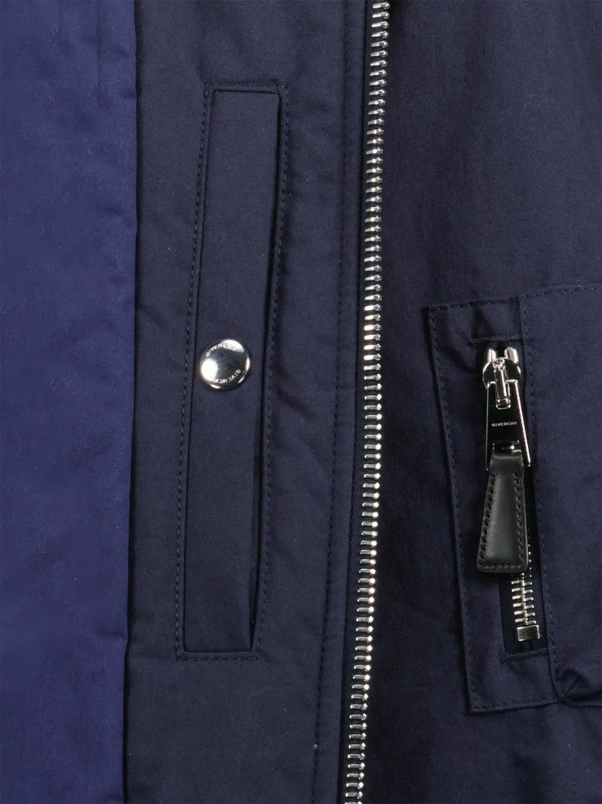 Givenchy Twisted Arms Boxy Cropped Bomber Jacket